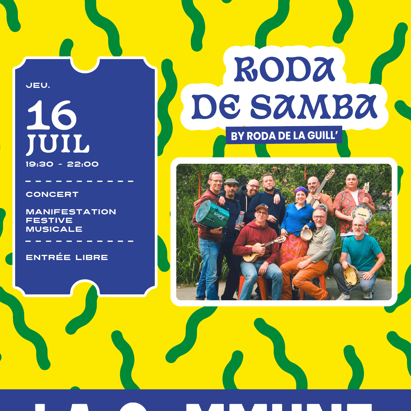 Roda de samba à Lyon