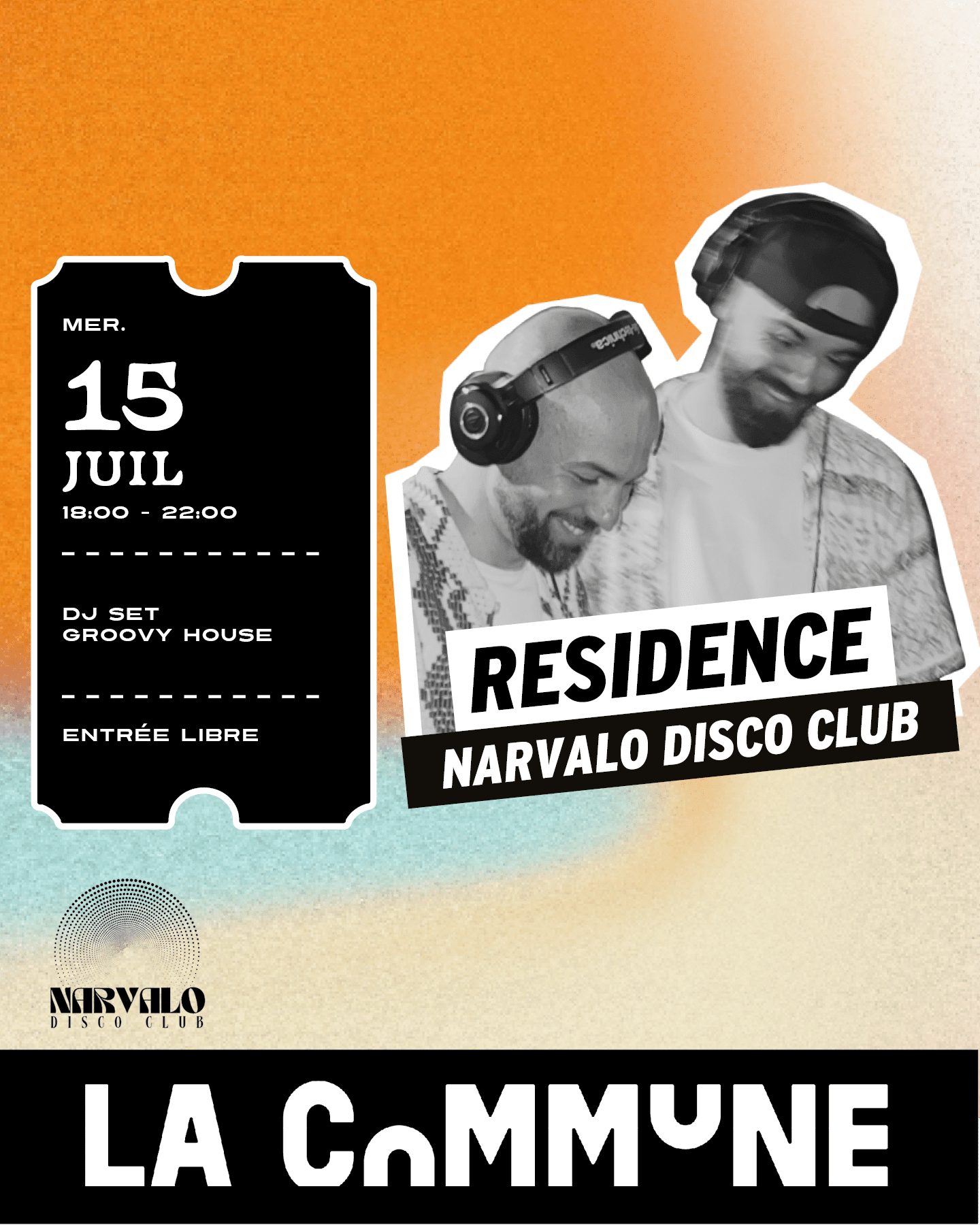 Narvalo Disco Club à La Commune cet l été !